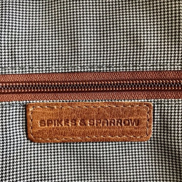 Spikes and Sparrow brown soft pebbled leather shoulder/ crossbody purse Boho bag - Picture 4 of 8
